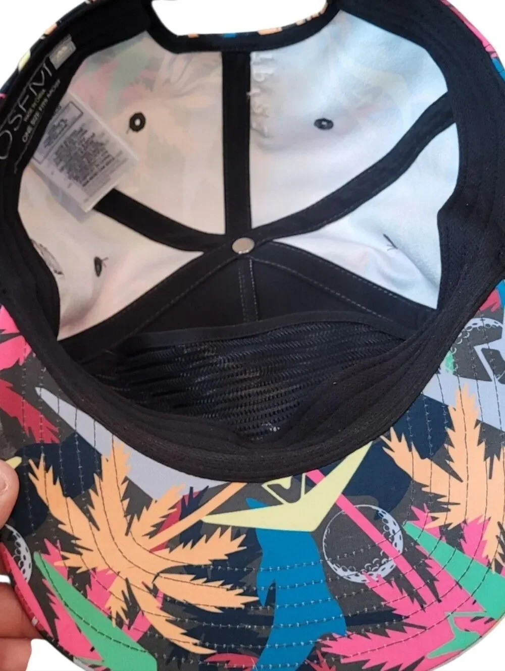 adidas Sunday Pines Tropical Print Baseball Hat OS